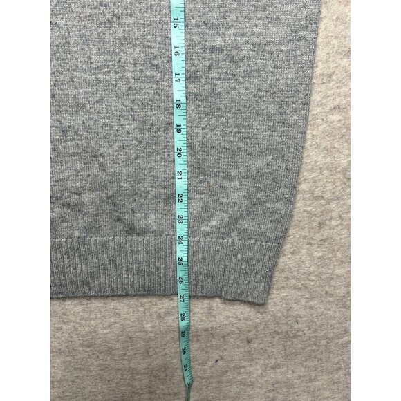 J.Crew Mercantile Crew Crewneck Lambs Wool Blend Grey Sweater Size Large - Picture 9 of 10